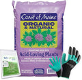 Coast of Maine AL3500 Acid-Loving Planting Soil 20 qt with My Garden Pool 7-in-1 Soil Test Strips 20 ct. and Claw Gardening Gloves