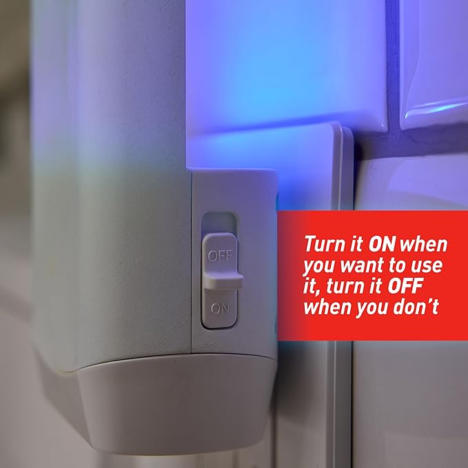 Ortho Home Defense Max Indoor Flying Insect Trap Light Trap for House Flies Fruit Flies and Gnats 1 Plug-in and 4 Refills