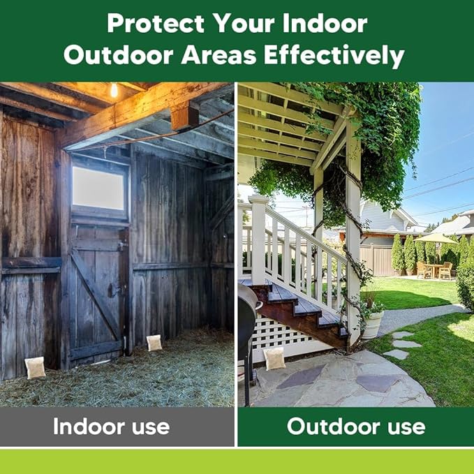 Snake Repellent for Yard Snake Deterrent Outdoor Snake Away Repellent for Garden/Lawn Backyard Snake Repellent Covers 120 Sq Ft Lasts Up to 60 Days 8Packs