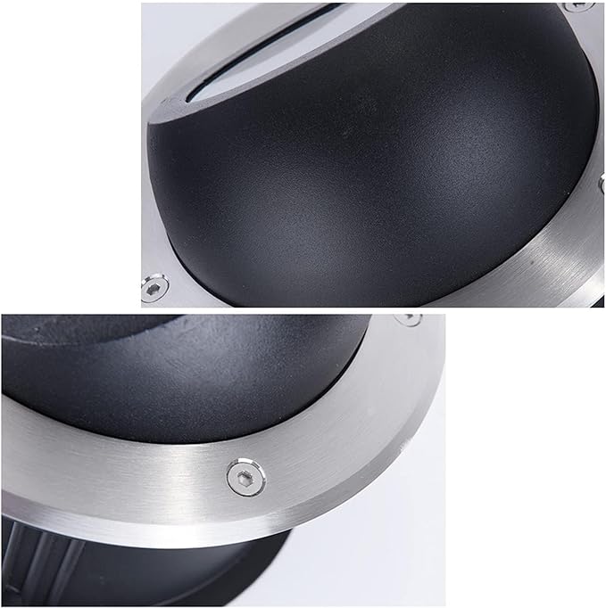 Adjustable LED Landscape Lights Recessed Outdoor Spotlight IP67 Waterproof for Palm Trees and Stone Walls Illumination