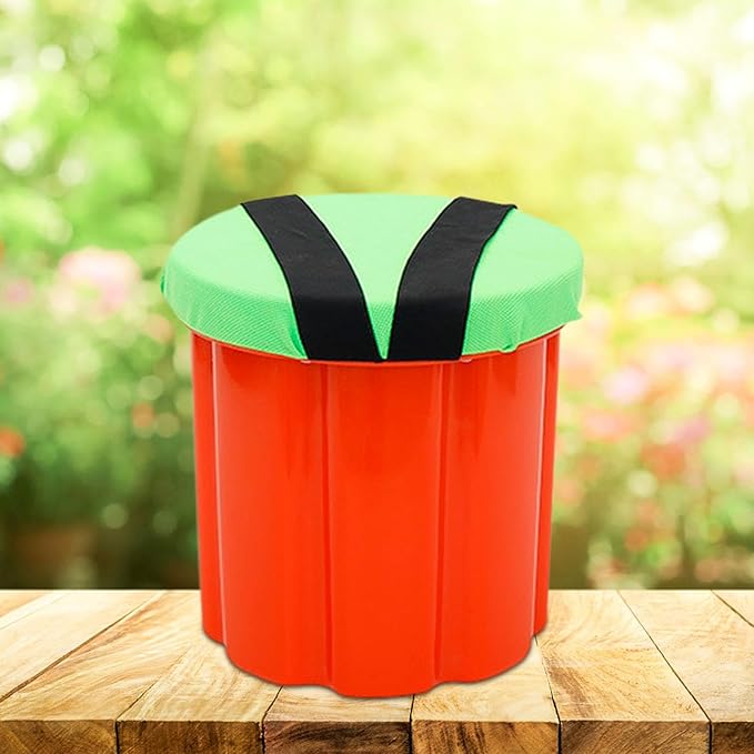 Yajuyi Portable Garden Seat for Outdoor Activities Ideal for Planting and Fishing 32cm Plastic