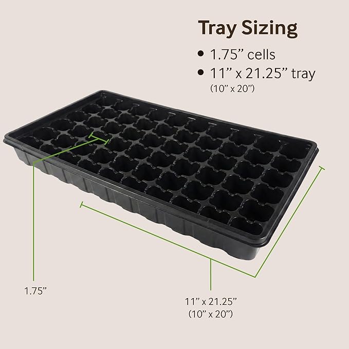 72 Coconut Coir Pellet Seed Starting Greenhouse Kit – 35mm Peat-Free Pellets All-in-One Seed Starter Tray with Humidity Dome Sustainable Indoor Germination