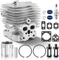 Cylinder Assembly for STIHL BG86 BG86C SR200 Replace 4241 020 1203 with Rapair Kit Containing Spark Plug Fuel Filter and Gasket