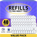 BAIMNOCM 40 Pack Cartridge Refill Compatible with Flying Insect Trap Refill M364 M364A and Max Indoor Use