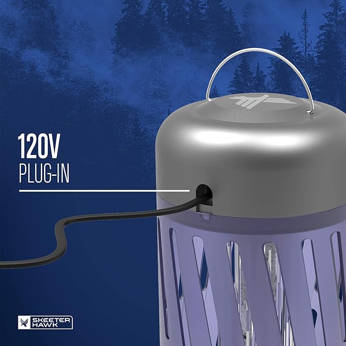 SKEETER HAWK Mosquito Zapper | Plug-In All-Natural Outdoor Bug Killer