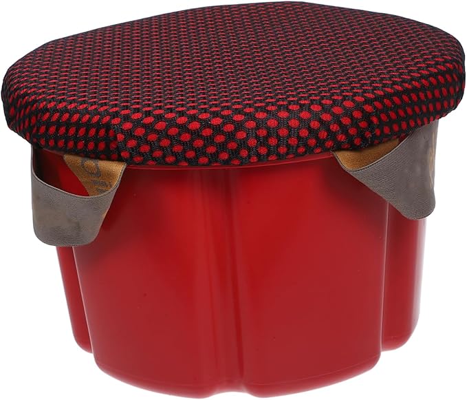 Milisten Portable Small Farming Stool High Plastic Outdoor Garden Seat Lightweight Stable for Hiking Camping and Gardening Use Random Color
