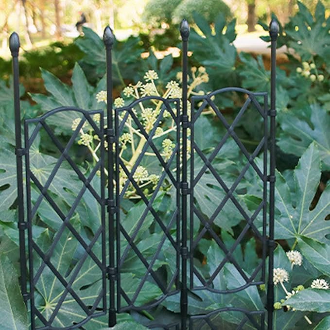 Garden Trellis for Climbing Rustproof Iron Potted Vegetables Vining Trellis for Climbing