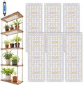 Garpsen Grow Lights for Indoor Plants 882 LEDs Full Spectrum Plant Light with 5 Dimmable Levels &amp 3 Color Modes Grow Lamp with Auto Timer 6/12/16H for Under Cabinet Plant &amp Plant Stand(6Pane