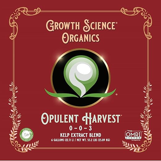 Organics - Opulent Harvest (0-0-3) : Bloom Booster (6G)