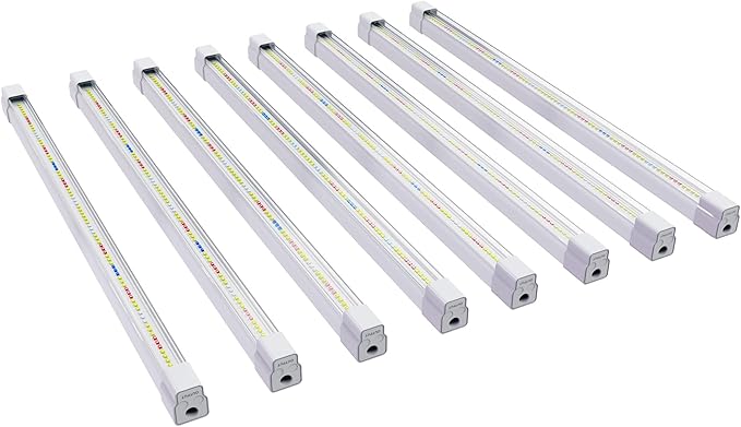 FARMLITE Grow Lights for Indoor Plants Full Spectrum Grow Light Strips for Indoor Plants Grow Lamp Led Seeding Grow Light (8 Pack)