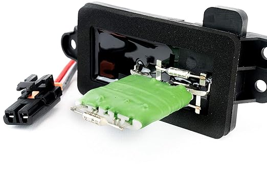HVAC Blower Motor Resistor Kit with Harness - Replaces 89019088 973-405 15-81086 22807123 - Compatible with Chevy GMC &amp Cadillac Vehicles - Silverado Tahoe Suburban &amp More - Heater/HVAC