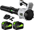 Leaf Blower Cordless2 x 21V 6.0Ah Battery and Charger with 680CFM 190MPH Electric Cordless Leaf Blower 3-Variable Speed &amp Turbo Mode Blowers for Lawn Care (5002)-F (Grey)