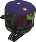 Happyyami Leather Mound Camping Stool Portable Outdoor Stool for Gardening and Farming Work