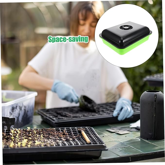 BESPORTBLE Hydroponic Seed Sprouter Tray Plant Trays for Sprouts Mason Jar Sprouting Kit
