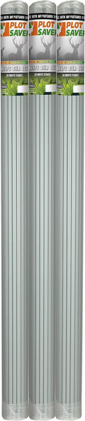 PLOTSAVER ST-W-039 39 x 3/8 Deer Repellent White Fiberglass Stakes (30 Pack)