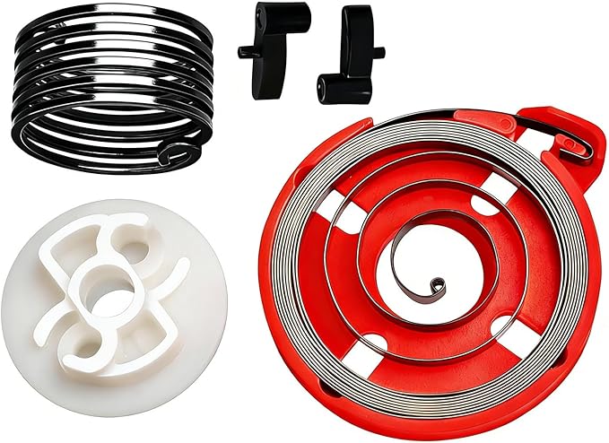 Recoil Pull Start Easy Parts Starting Rewind Spring Repair Kit Compatible with STIHL BG56C BG86C SH86C SH56C Handheld Leaf Blower (Replace #4237-190-06004241-195-35014241-195-20011123-195-7200)