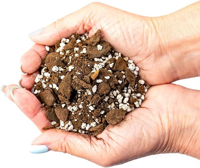 Gardenera Indoor Herb Planters Soil - Specially Blended Mixture for Growing Kitchen Herbs 3 Quart Bag