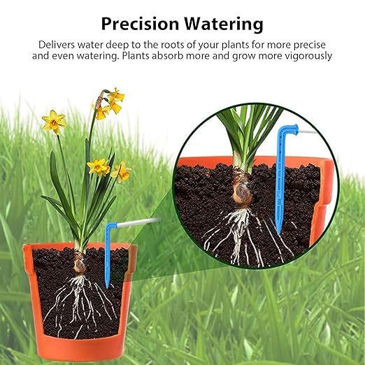 Automatic Plant Waterer with Smart Timer Self Watering Drip Irrigation Kit for Indoor Plants &amp Potted Gardens