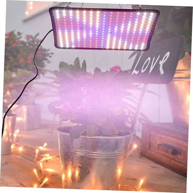 Dimmable Plant Growth Light with Led Indoor Plant Lamp for Greenhouses and Includes Hanging Chain for Easy Installation