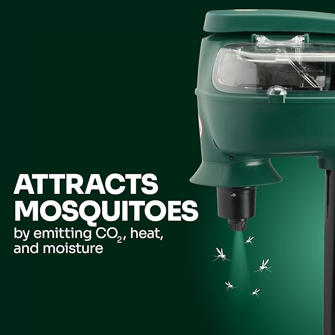Mosquito Magnet MM4200B Patriot Plus Mosquito and Flying Insect Trap and Killer - Outdoor Fly Trap Protects Up to 1 Acre Green
