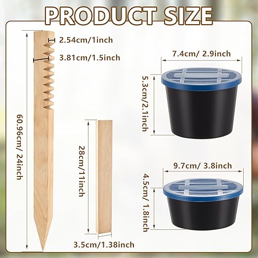 2 Pack Worm Grunting Sticks the Ultimate Worm Hunting Caller Device with 2 Boxes for Outdoor Family Fun Effortless Bait Collection and Garden Soil Aeration