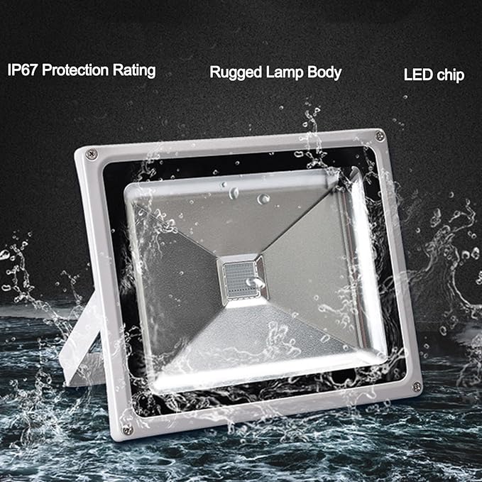Floodlights - Landscape Light IP67 Outdoor Waterproof LED Landscape Tree Spotlights Adjustable RGB Color-Changing Spotlight for Green Illumination of Trees(Green20W)
