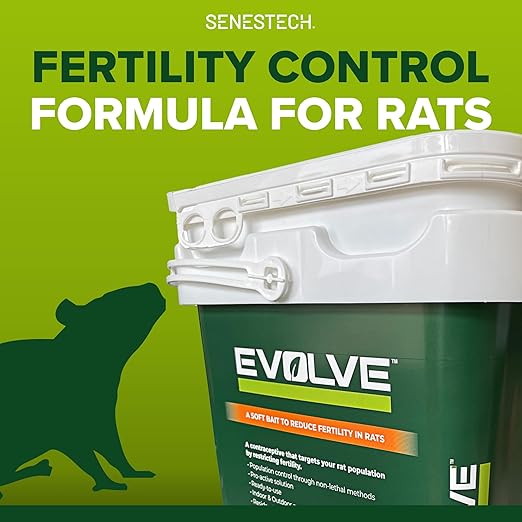 Evolve Rat Birth Control Soft Bait Sausages – 12 lbs | Scientifically Proven Rat Population Control | Not a Poison Long-Term Population Management
