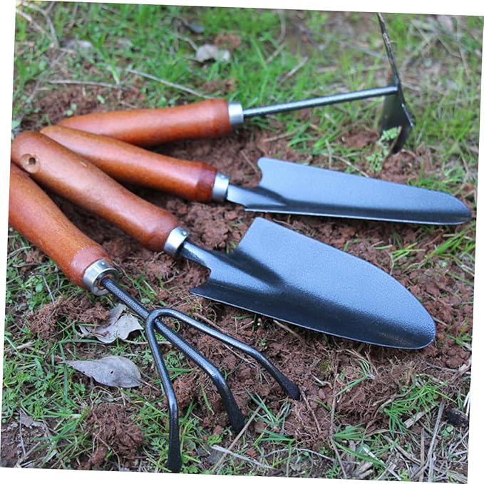 Garden Tools Set Gardening Tools and Supplies Trowel Shovel Rake Digging Weeding Gardeners
