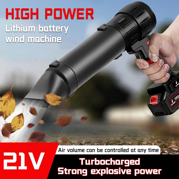 Compressed Air Duster Mini Turbo Violent Fan Handheld Cordless Leaf Blower 35000RPM Portable Electric Rechargeable Blower for Lawn Patio Car Home