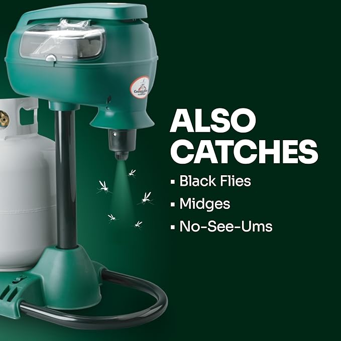 Mosquito Magnet MM4200B Patriot Plus Mosquito and Flying Insect Trap and Killer - Outdoor Fly Trap Protects Up to 1 Acre Green