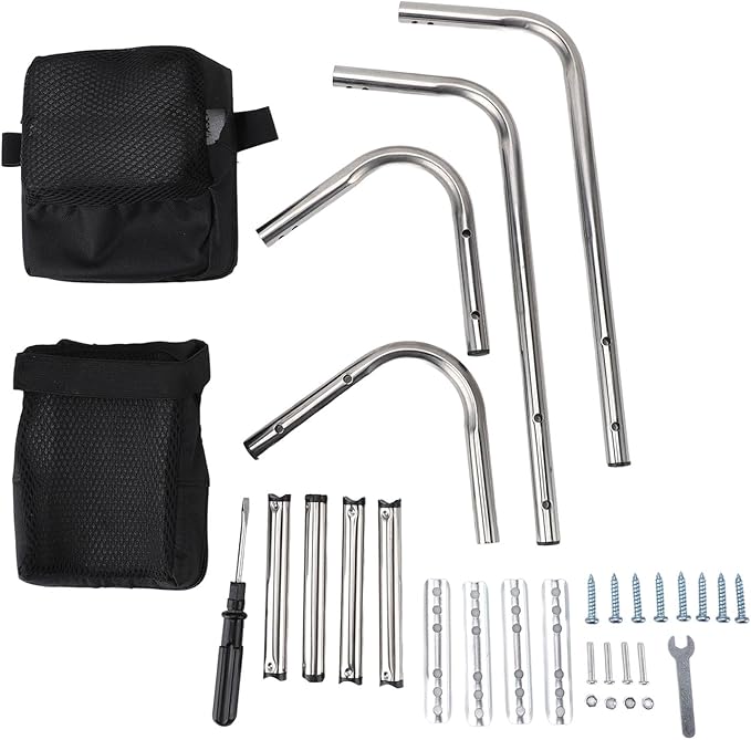 Fdit Labor Saving Garden Knee Seat Leg Brace Ergonomic Kneeler Seat for Gardening Protecting Knees Seat Portable Kneeling Device