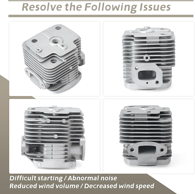 A130002130 Cylinder Piston Kit Compatible with Echo Backpack Blower PB-770 PB-770H PB-770T Replace V100000770 P021002984