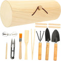 Portable Garden Tool Set for Indoor Outdoor Use Hand Tools Kit for Houseplants Succulents Bonsai Vegetables Lightweight Gardening Kit with Fine Craftsmanship and Material