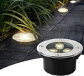Outdoor Led Landscape Lamp - Led Buried Lights Ip67 Waterproof Recessed Led Spotlight Round Recessed Lawn Light Led Ground Floodlights for Garden Patio Driveway Step-
