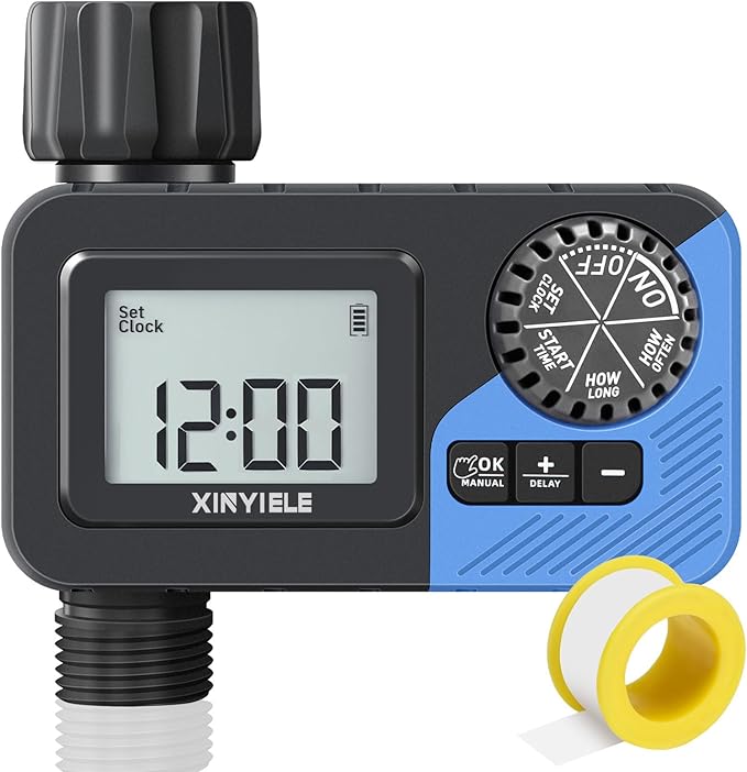 Smart Sprinkler Timer Programmable Garden Smart Hose Watering System Equipment for Garden Automatic Irrigation for Yard/Lawn 1 Outlet