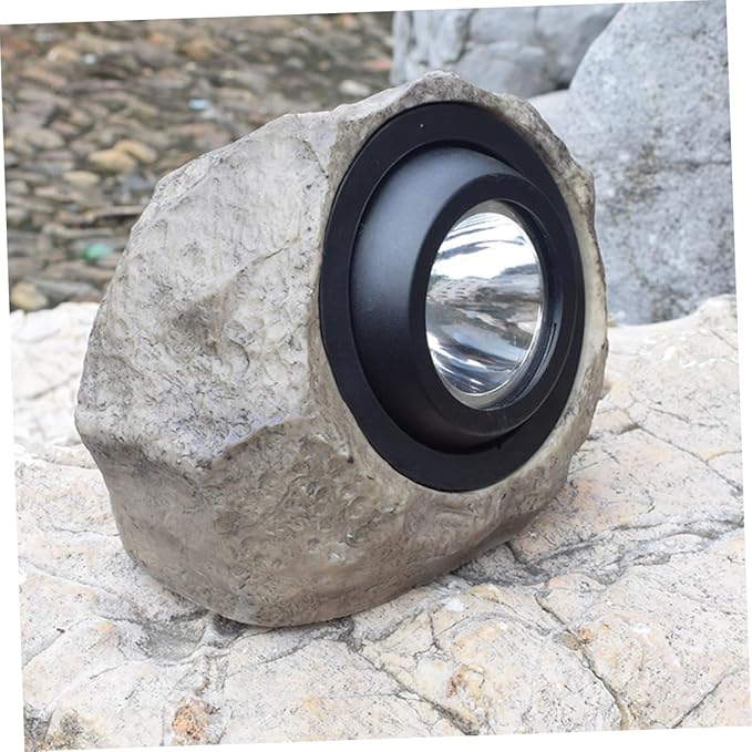 1Pc Solar Decorative Lamp Warm Light Garden Lawn Spotlight Imitated for Outdoor Decor Durable Material for