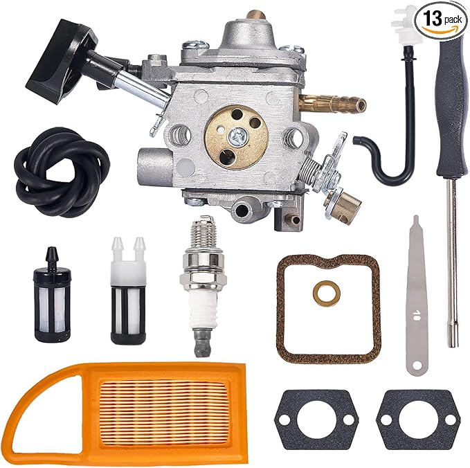 C1Q-S183 BR600 Carburetor for Stihl BR500 BR550 BR600 BR700 Backpack Leaf Blower Replaces Zama 4282-120-0606 Parts - with 4282 141 0300 Air Filter Tank Vent Clearance Setting Kit