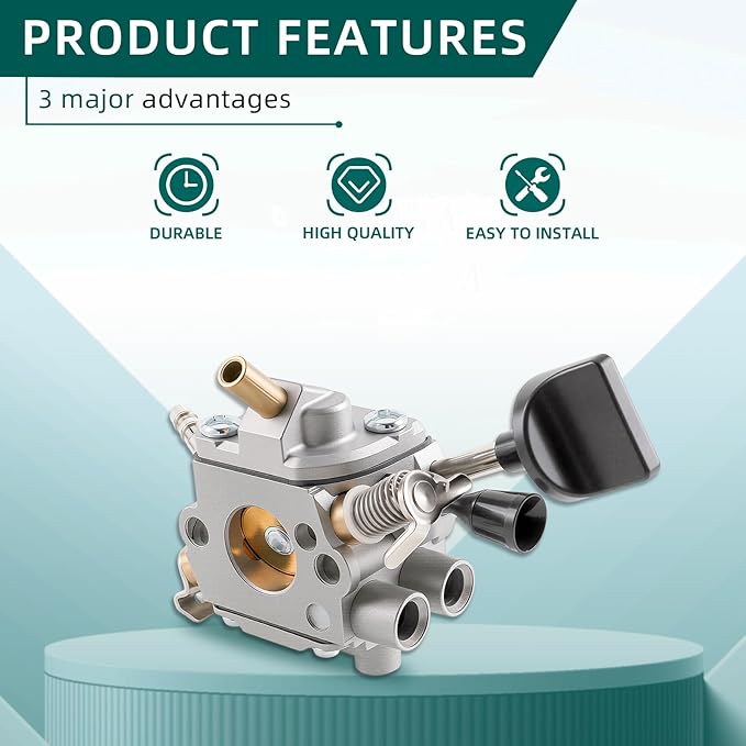 AUTOKAY 4283-120-0601 Carburetor Kit Fits for STIHL BR800 BR800X BR800CE Backpack Leaf Blower with Air Filter Replace#4283 141 0300