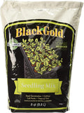 Sun Gro Black Gold Seedling Germination Mix for SeedsCuttingVegetablesand Herbs8 Quart Bag (4 Pack)
