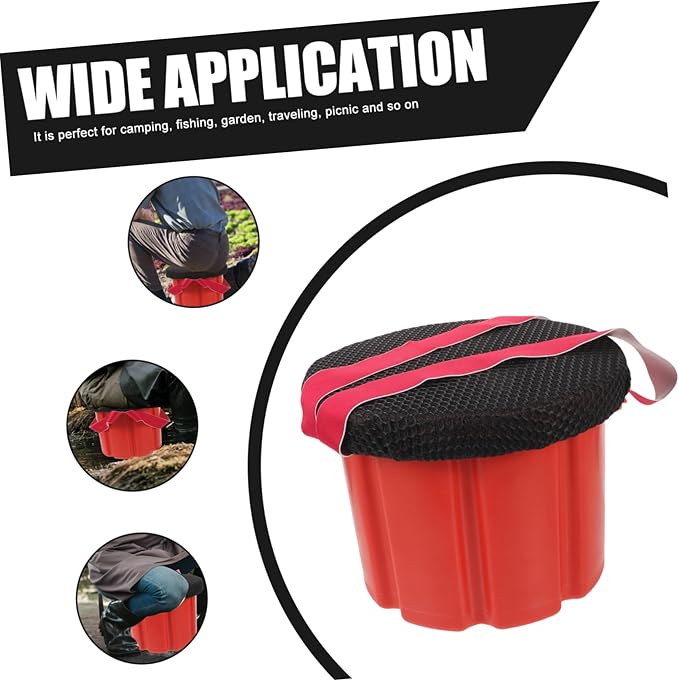 balacoo Portable Multi-Functional Garden Stool Lightweight and Versatile Weeding Stool for Camping Hiking Fishing and Gardening Activities High Random