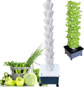 Hydroponics Growing System Indoor Garden Vertical Garden PlanterPlant Hydroponic Growing SystemIndoor Smart Garden Kitfor herbsfruits and vegetablesWhite-12floors