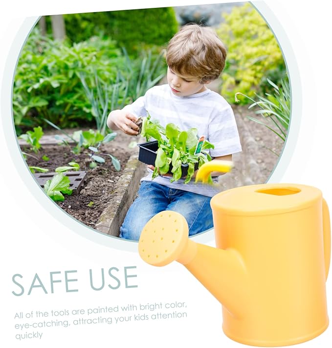 Mikikit Child-Friendly Mini Garden Tool Kit Shovel Small Rake Planting Accessories Easy to Use for Boys and Girls' Gardening Fun