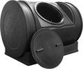 Good Ideas Compost Wizard Jr 7 Cubic Feet Outdoor Home Garden Compost Bucket Storage Container with Carrying Handles Black