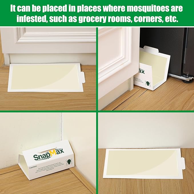 Qualirey 150 Pack Large Mouse Traps Strong Sticky Mouse &amp Insect Glue Traps Boards Bulk Indoor for Home Sticky Pest Control Adhesive for Catching Rats &amp Rodents Cockroaches Bugs Unscented