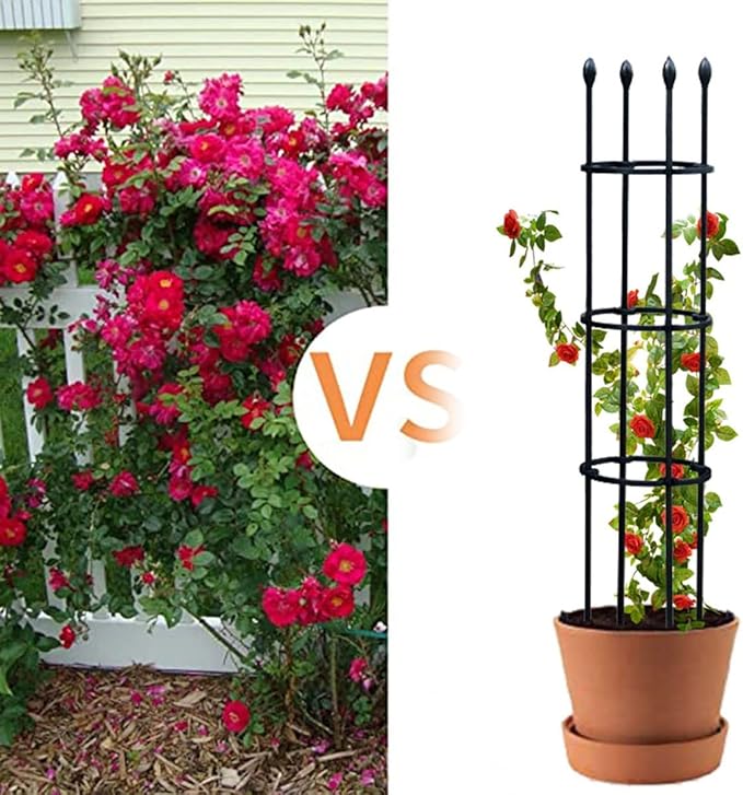 1 Pack Garden Trellis Plant Cages &amp Supports for Vines Crop Plant Trellis for Climbing Plants Indoor Outdoor Plant Stake for Flower Vegetable TomatoVines Pot Trellis for Potted Plants