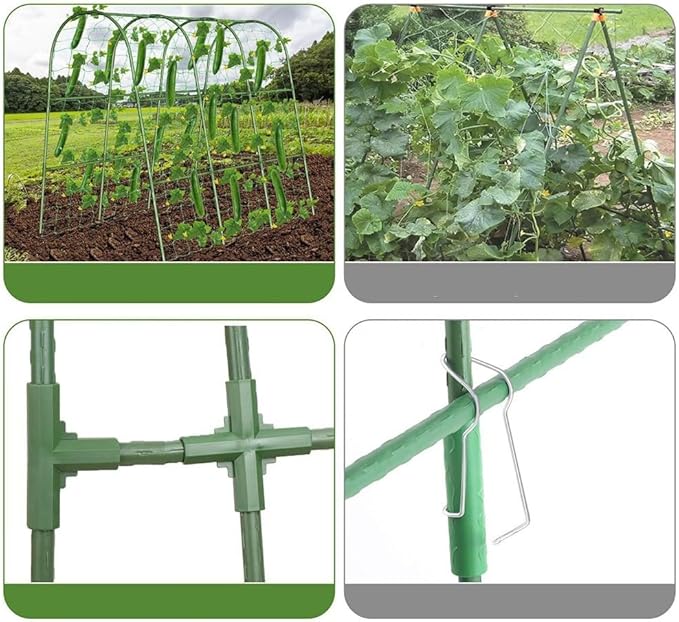 Functional U Shape Garden Trellis Reliable Support for Climbing Plants with Easy Assembly Instructions