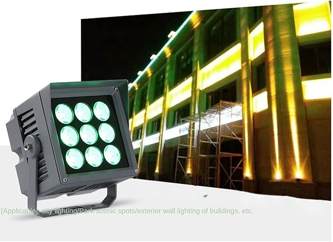 Outdoor Narrow Beam Spotlight - Long Range Rotation Spotlight IP65 Outdoor Waterproof Long-Range Beam Light Projection Light Villa Led Beam Landscape Lights(Blue80W(85-265V))