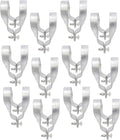 Cross-Connector (Purlin Bracket) for Greenhouse - Galvanized Steel (12 Pack w/Bolts) (1 7/8 x 1 3/8)