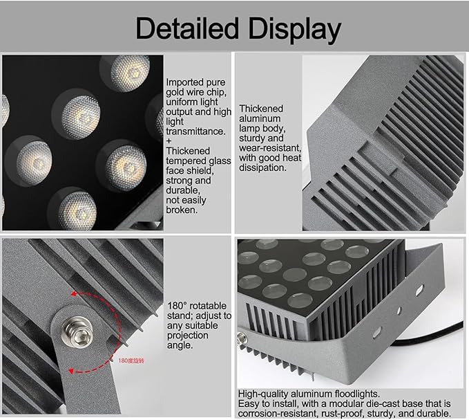 Square Narrow LED Flood Light - AC220V Spotlight Led Beam Lamp 30°A Beam of Light Spotlight Waterproof Long-Range Projection Lights Outdoor Wall Washer LampRed 4w
