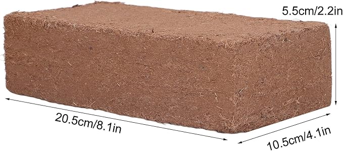 Coconut Coir Bricks Gardening Soil Coconut Coir Bricks with Good Water Retention Potting Soil for Vegetables Planting Various Plants and Reptile Bedding